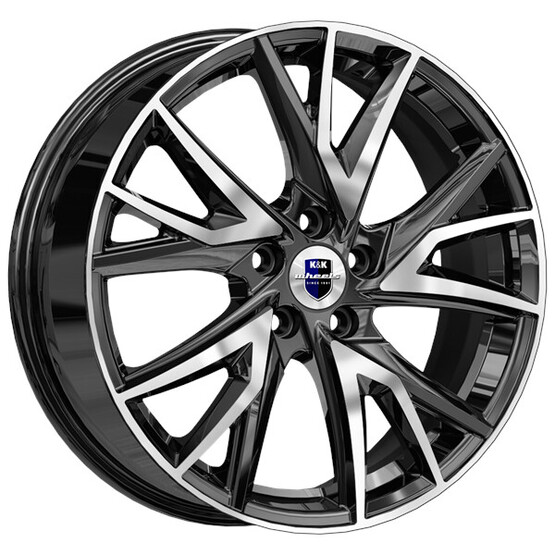 Диск K&K Кайлас 18x6.50 5x114.30 ET50 DIA66.10 АЛМАЗ ЧЕРНЫЙ