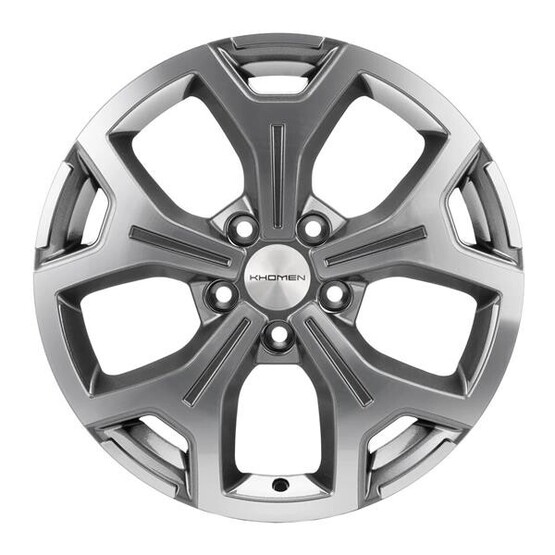 Диск Khomen 1710 17x7 5x108 ET33 DIA60.10 GRAY-FP Диск Khomen 1710 17x7 5x108 ET33 DIA60.10 GRAY-FP
