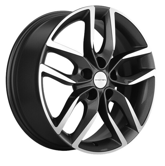 Диск Khomen 1708 17x6.50 5x114.30 ET40 DIA67.10 GRAY-FP