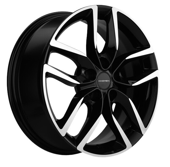 Диск Khomen 1708 17x6.50 5x108 ET33 DIA67.10 BLACK-FP Диск Khomen 1708 17x6.50 5x108 ET33 DIA67.10 BLACK-FP