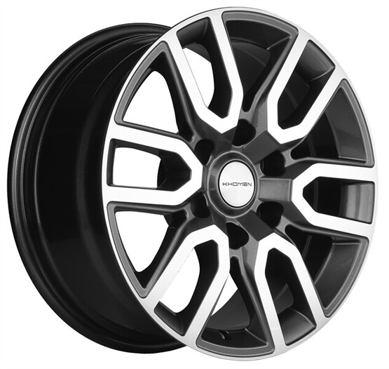 Диск Khomen 1723 17x8 6x139.70 ET46 DIA67.10 GRAY-FP Диск Khomen 1723 17x8 6x139.70 ET46 DIA67.10 GRAY-FP