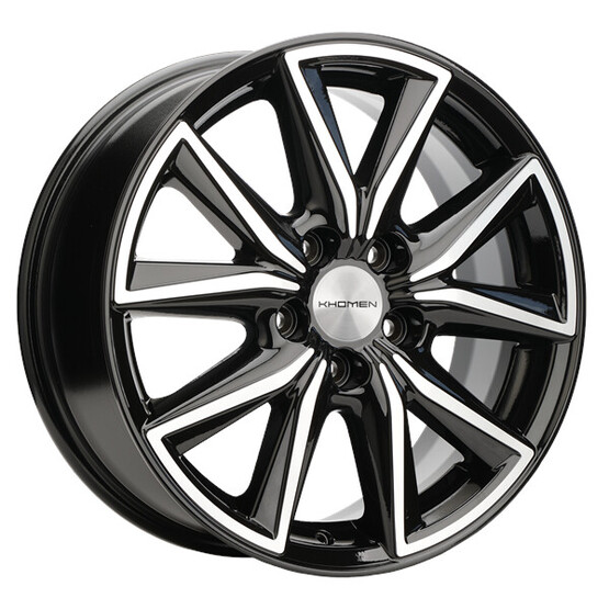 Диск Khomen 1706 17x7 5x114.30 ET37 DIA66.60 BLACK-FP
