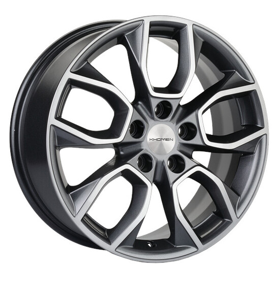 Диск Khomen 1713 17x7 5x112 ET45 DIA57.10 GRAY-FP Диск Khomen 1713 17x7 5x112 ET45 DIA57.10 GRAY-FP