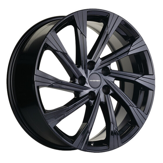 Диск Khomen 1901 19x7 5x112 ET32 DIA66 BLACK Диск Khomen 1901 19x7 5x112 ET32 DIA66 BLACK