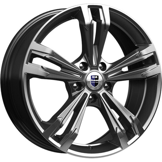 Диск K&K Каррера 18x7 5x112 ET43 DIA57.10 ДАРК ПЛАТИНУМ Диск K&K Каррера 18x7 5x112 ET43 DIA57.10 ДАРК ПЛАТИНУМ