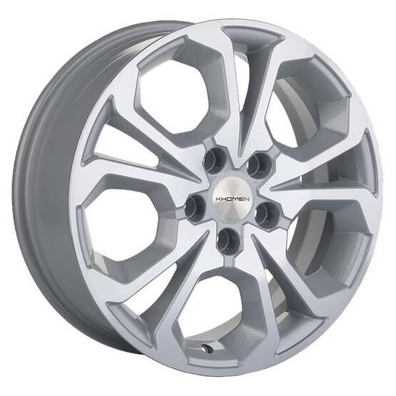 Диск Khomen 1711 17x6.50 5x114.30 ET50 DIA66.10 F-SILVER-FP Диск Khomen 1711 17x6.50 5x114.30 ET50 DIA66.10 F-SILVER-FP