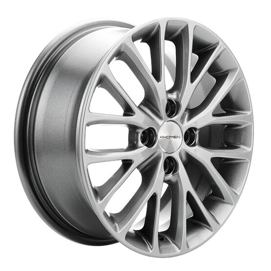 Диск Khomen 1506 15x6 4x100 ET50 DIA60.10 G-SILVER