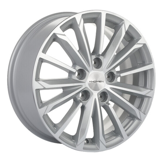 Диск Khomen 1611 16x6.50 5x114.30 ET45 DIA67.10 SILVER-FP Диск Khomen 1611 16x6.50 5x114.30 ET45 DIA67.10 SILVER-FP