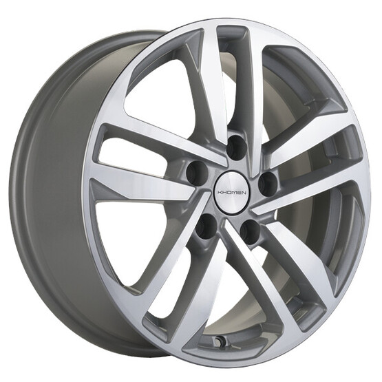 Диск Khomen 1612 16x6.50 5x114.30 ET41 DIA67.10 SILVER-FP Диск Khomen 1612 16x6.50 5x114.30 ET41 DIA67.10 SILVER-FP