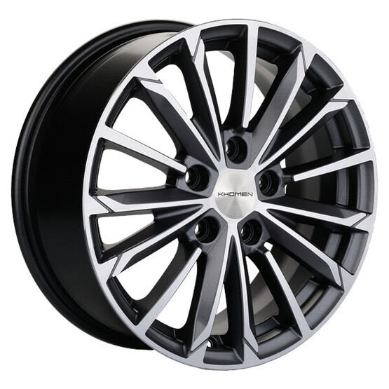 Диск Khomen 1611 16x6 5x114 ET43 DIA67 GRAY-FP Диск Khomen 1611 16x6 5x114 ET43 DIA67 GRAY-FP
