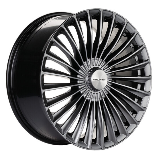 Диск Khomen 2008 20x9.50 5x112 ET38 DIA66.60 DARK CHROME Диск Khomen 2008 20x9.50 5x112 ET38 DIA66.60 DARK CHROME