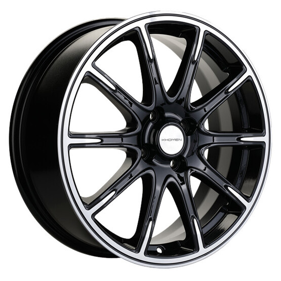 Диск Khomen 1707 17x6.50 4x100 ET41 DIA60.10 BLACK-FP Диск Khomen 1707 17x6.50 4x100 ET41 DIA60.10 BLACK-FP