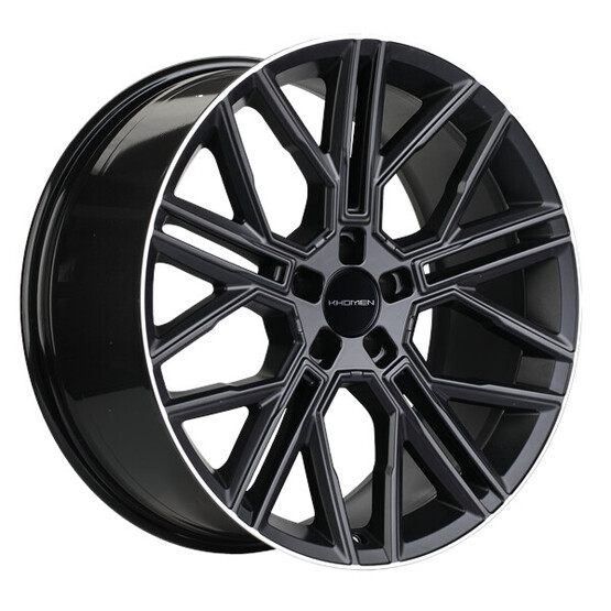 Диск Khomen 2101 21x9 5x112 ET36 DIA66 BLACK MATT MR Диск Khomen 2101 21x9 5x112 ET36 DIA66 BLACK MATT MR