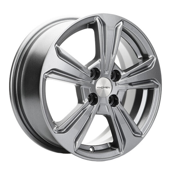 Диск Khomen 1502 15x6 4x100 ET45 DIA54.10 GRAY Диск Khomen 1502 15x6 4x100 ET45 DIA54.10 GRAY
