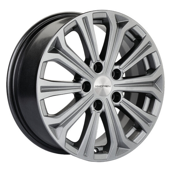 Диск Khomen 1610 16x6.50 5x115 ET41 DIA70.10 GRAY Диск Khomen 1610 16x6.50 5x115 ET41 DIA70.10 GRAY