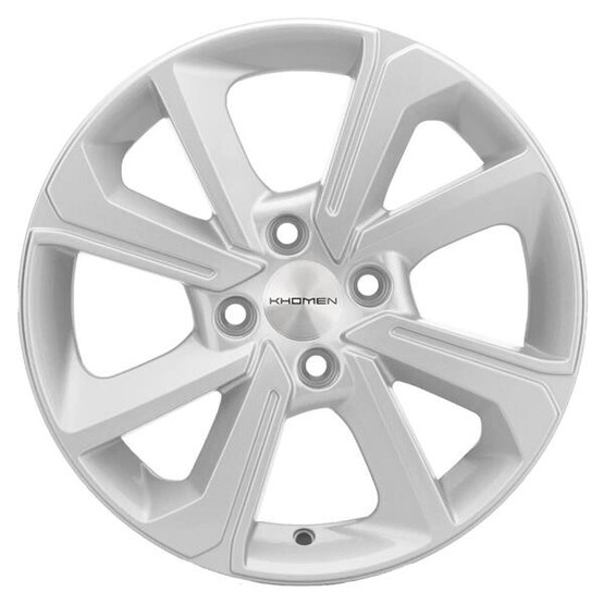 Диск Khomen 1501 15x6 4x100 ET48 DIA54.10 F-SILVER Диск Khomen 1501 15x6 4x100 ET48 DIA54.10 F-SILVER