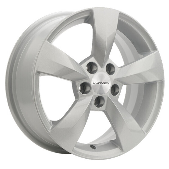 Диск Khomen 1504 15x6 5x100 ET38 DIA57.10 F-SILVER Диск Khomen 1504 15x6 5x100 ET38 DIA57.10 F-SILVER