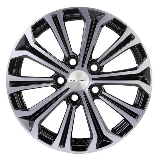 Диск Khomen 1610 16x6.50 5x114.30 ET41 DIA70.10 BLACK-FP Диск Khomen 1610 16x6.50 5x114.30 ET41 DIA70.10 BLACK-FP