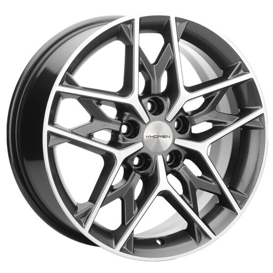 Диск Khomen 1709 17x7 5x114.30 ET50 DIA67.10 GRAY-FP Диск Khomen 1709 17x7 5x114.30 ET50 DIA67.10 GRAY-FP