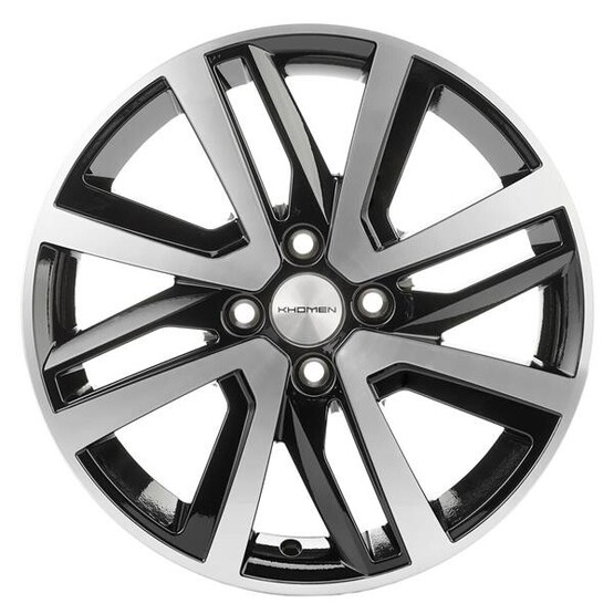Диск Khomen 1609 16x6 4x100 ET48 DIA54.10 BLACK-FP Диск Khomen 1609 16x6 4x100 ET48 DIA54.10 BLACK-FP