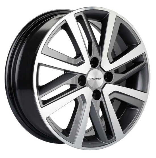 Диск Khomen 1609 16x6 4x100 ET50 DIA60.10 GRAY-FP