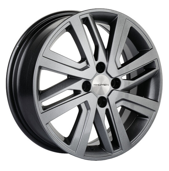 Диск Khomen 1609 16x6 4x100 ET50 DIA60.10 G-SILVER Диск Khomen 1609 16x6 4x100 ET50 DIA60.10 G-SILVER