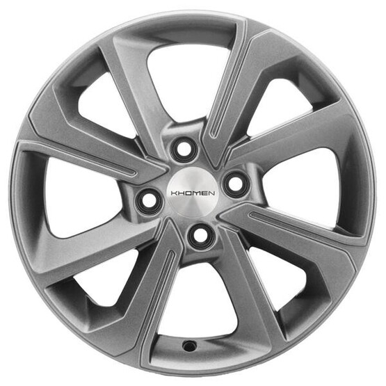 Диск Khomen 1501 15x6 4x100 ET46 DIA54.10 G-SILVER Диск Khomen 1501 15x6 4x100 ET46 DIA54.10 G-SILVER