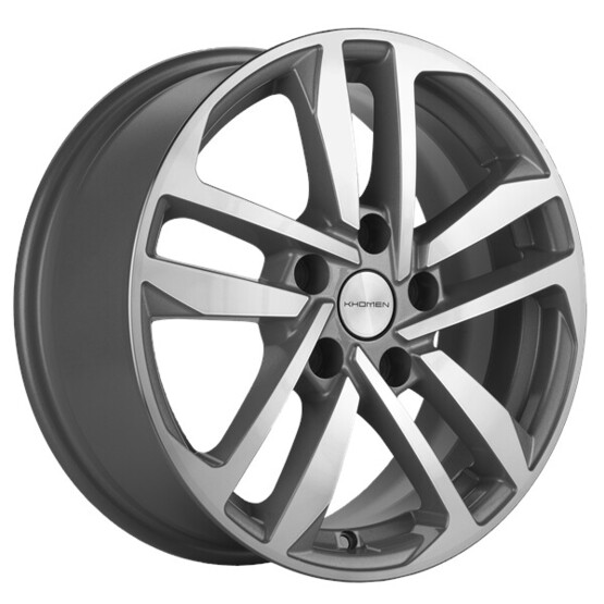 Диск Khomen 1612 16x6.50 5x114.30 ET45 DIA67.10 F-SILVER-FP Диск Khomen 1612 16x6.50 5x114.30 ET45 DIA67.10 F-SILVER-FP