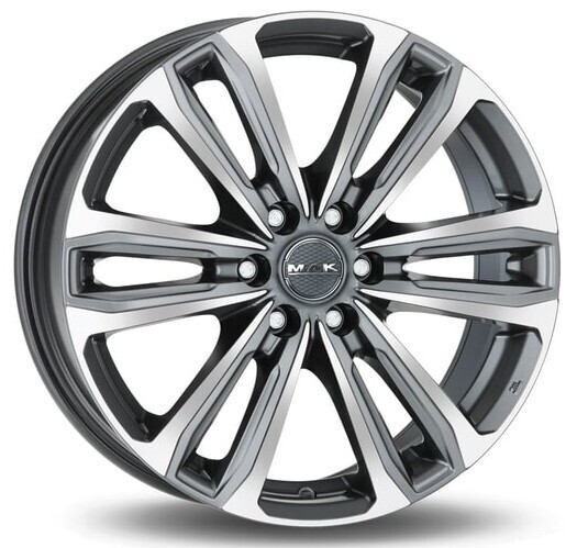 Диск Mak Safari 6 17x7.50 6x139.70 ET30 DIA112 GUN MET-MIRROR FACE Диск Mak Safari 6 17x7.50 6x139.70 ET30 DIA112 GUN MET-MIRROR FACE
