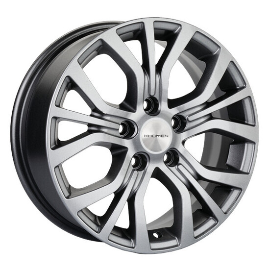 Диск Khomen 1608 16x6.50 5x114.30 ET45 DIA67.10 G-SILVER Диск Khomen 1608 16x6.50 5x114.30 ET45 DIA67.10 G-SILVER