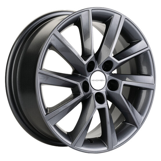 Диск Khomen 1507 15x6 5x100 ET40 DIA57.10 GRAY Диск Khomen 1507 15x6 5x100 ET40 DIA57.10 GRAY