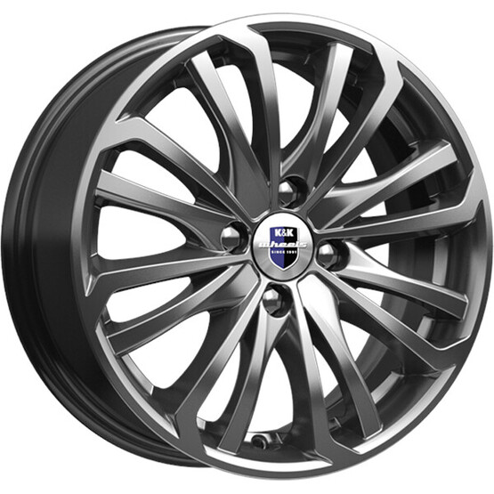 Диск K&K Рим 16x6.50 4x100 ET45 DIA67.10 ДАРК ПЛАТИНУМ Диск K&K Рим 16x6.50 4x100 ET45 DIA67.10 ДАРК ПЛАТИНУМ