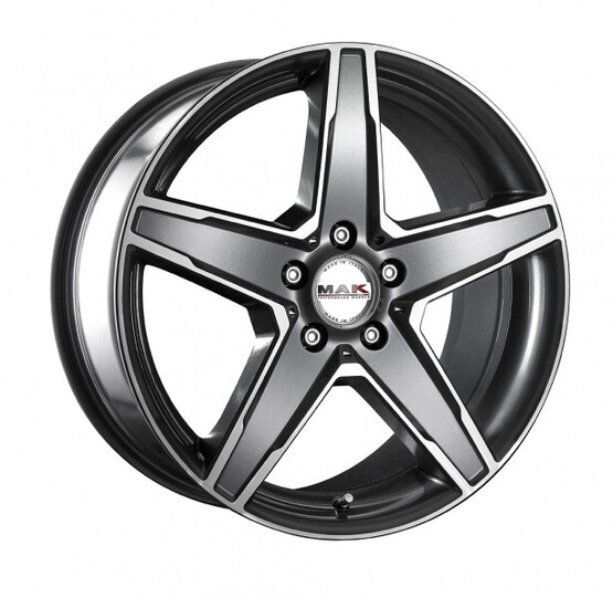 Диск Mak Stern 19x8.50 5x112 ET45 DIA66.60 GUN METALLIC-MIRROR FACE Диск Mak Stern 19x8.50 5x112 ET45 DIA66.60 GUN METALLIC-MIRROR FACE