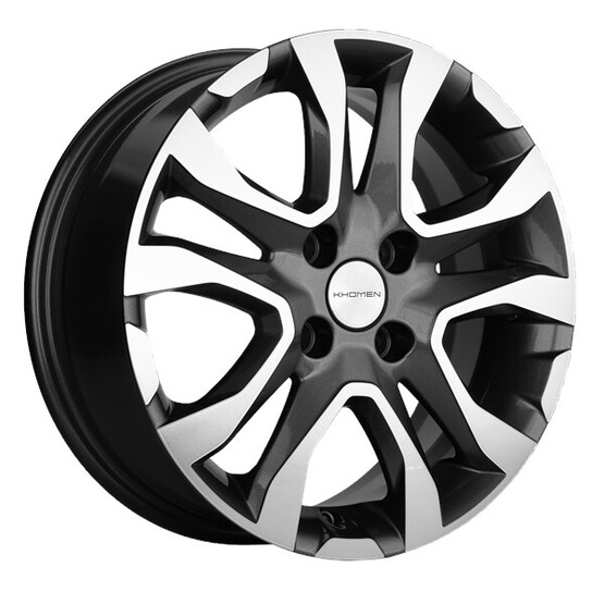 Диск Khomen 1503 15x6 4x98 ET36 DIA58.60 GRAY-FP Диск Khomen 1503 15x6 4x98 ET36 DIA58.60 GRAY-FP