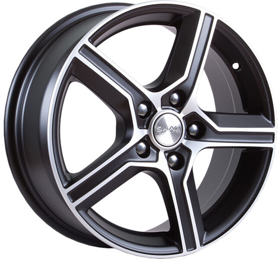 Диск Скад Драйв 16x6.50 5x112 ET45 DIA57.10 ЧЕРНЫЙ-МАТОВЫЙ